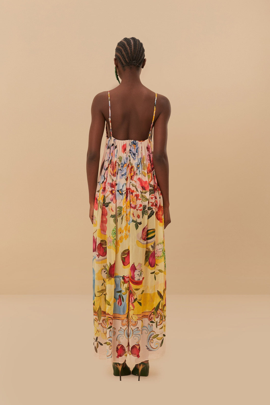 Pink Garden Terrace Maxi Dress