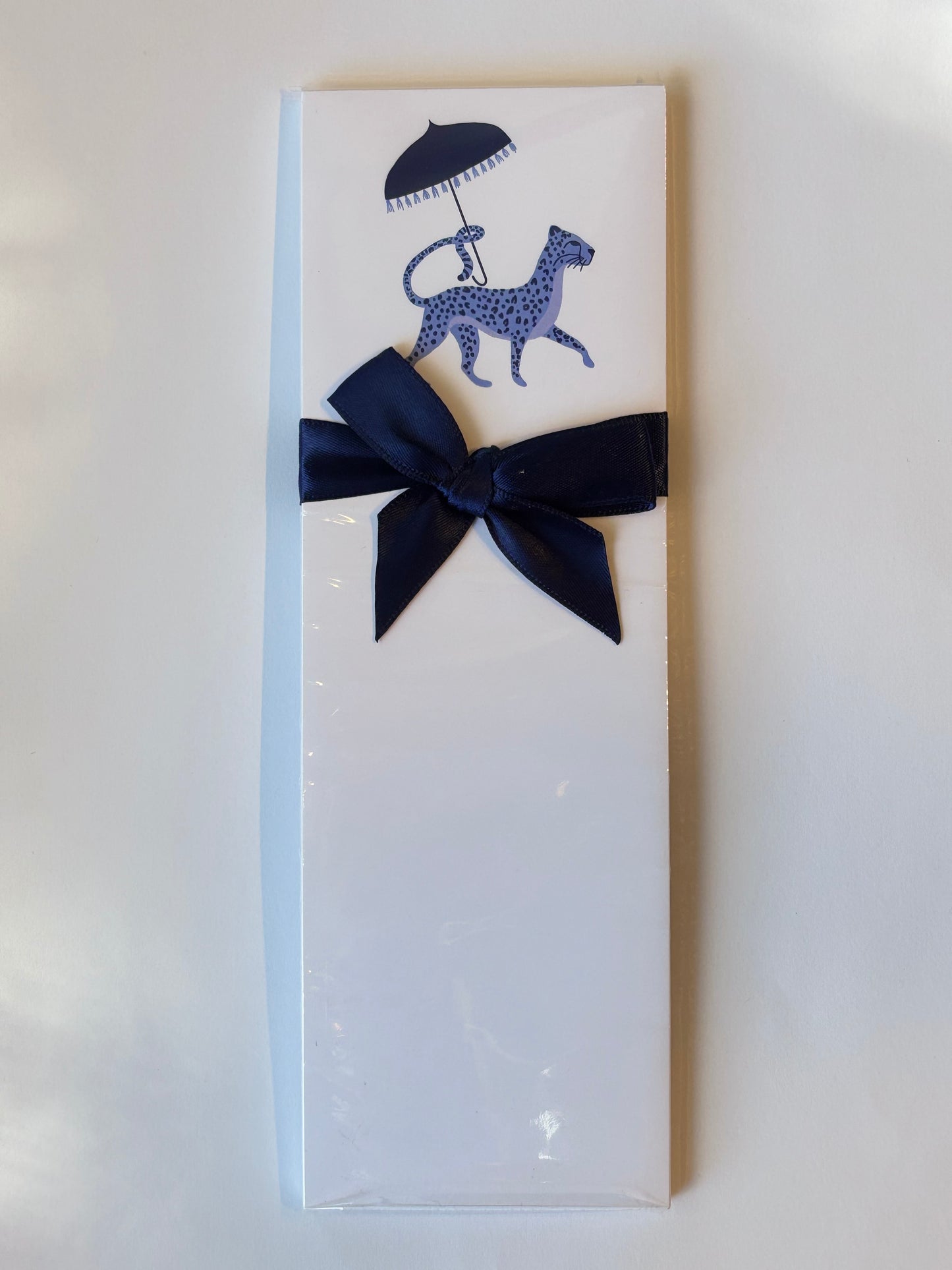 Blue Cheetah Emblem To-Do List Notepad