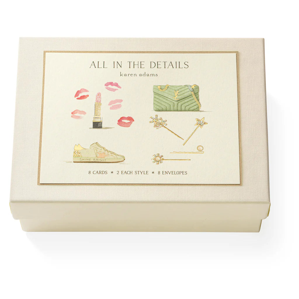 All in the details Note Card Box