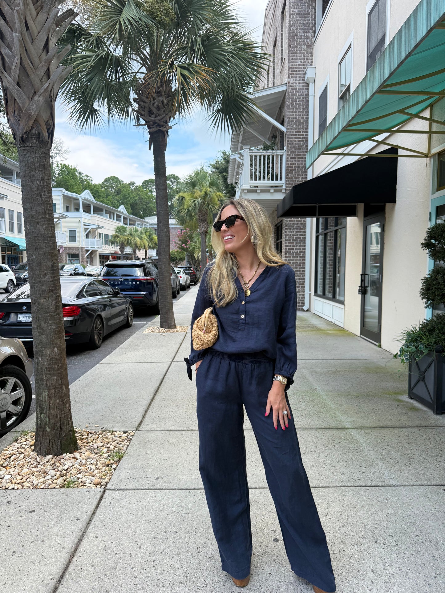 Isla Pant- Navy