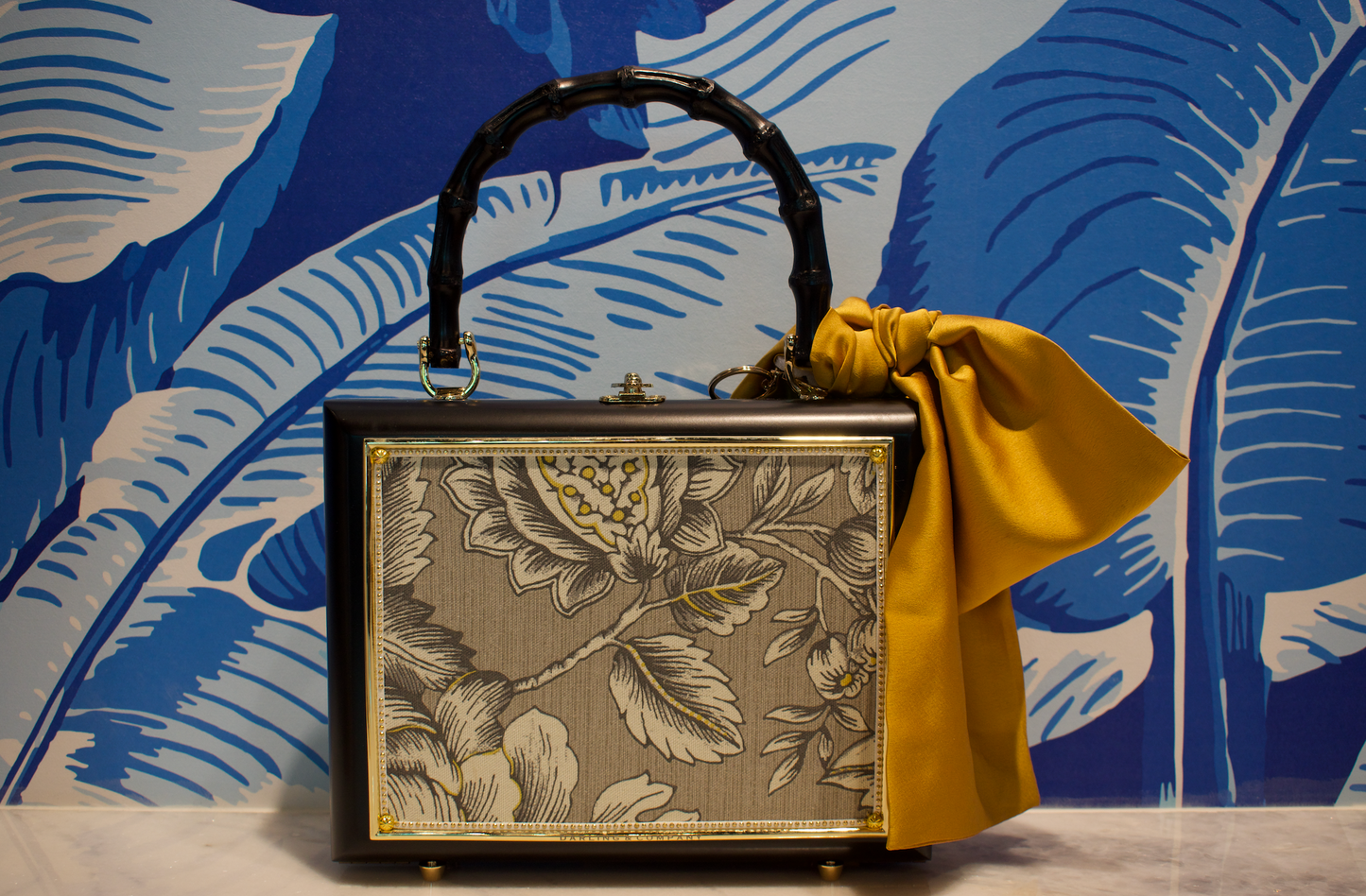 Bamboo Box Bag in Sundance