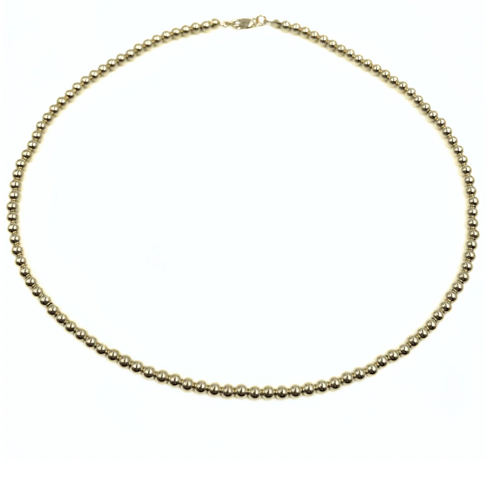 4mm 14k Gold Filled Waterproof Necklace