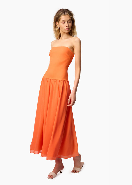 Bari Strapless Dress Clementine