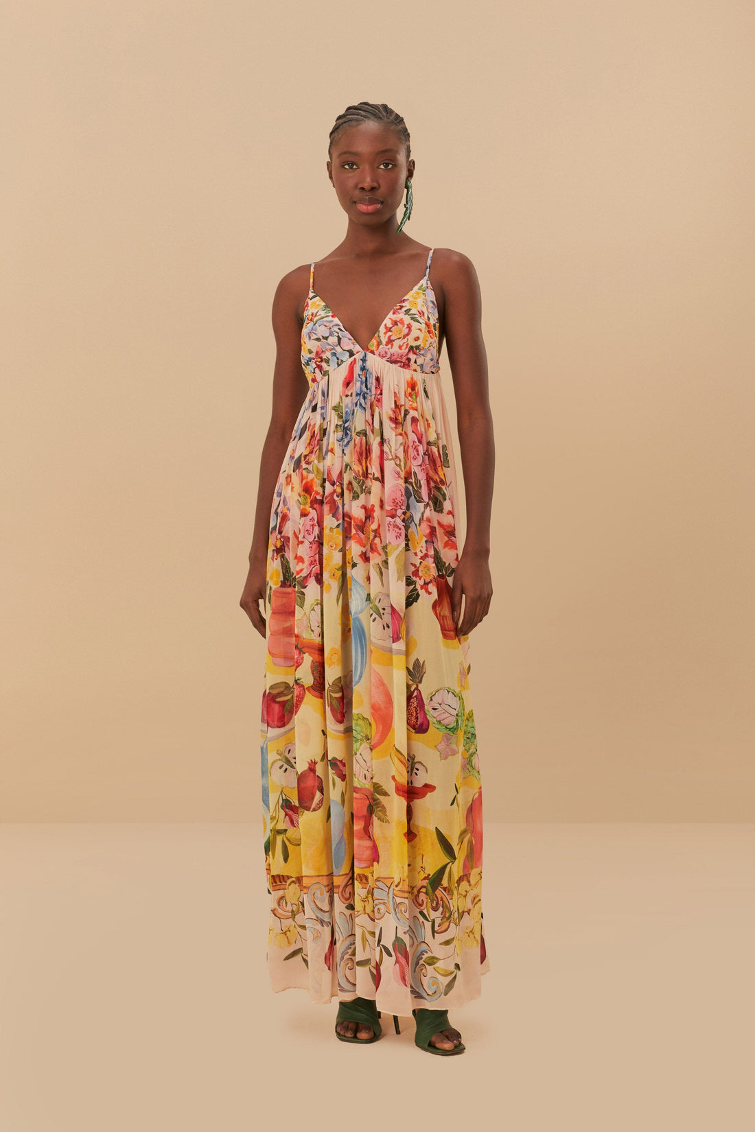 Pink Garden Terrace Maxi Dress