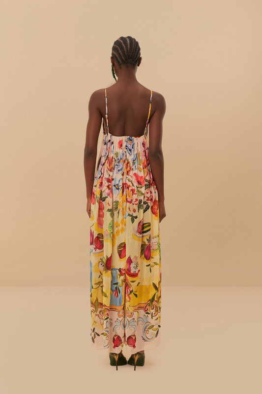 Pink Garden Terrace Maxi Dress