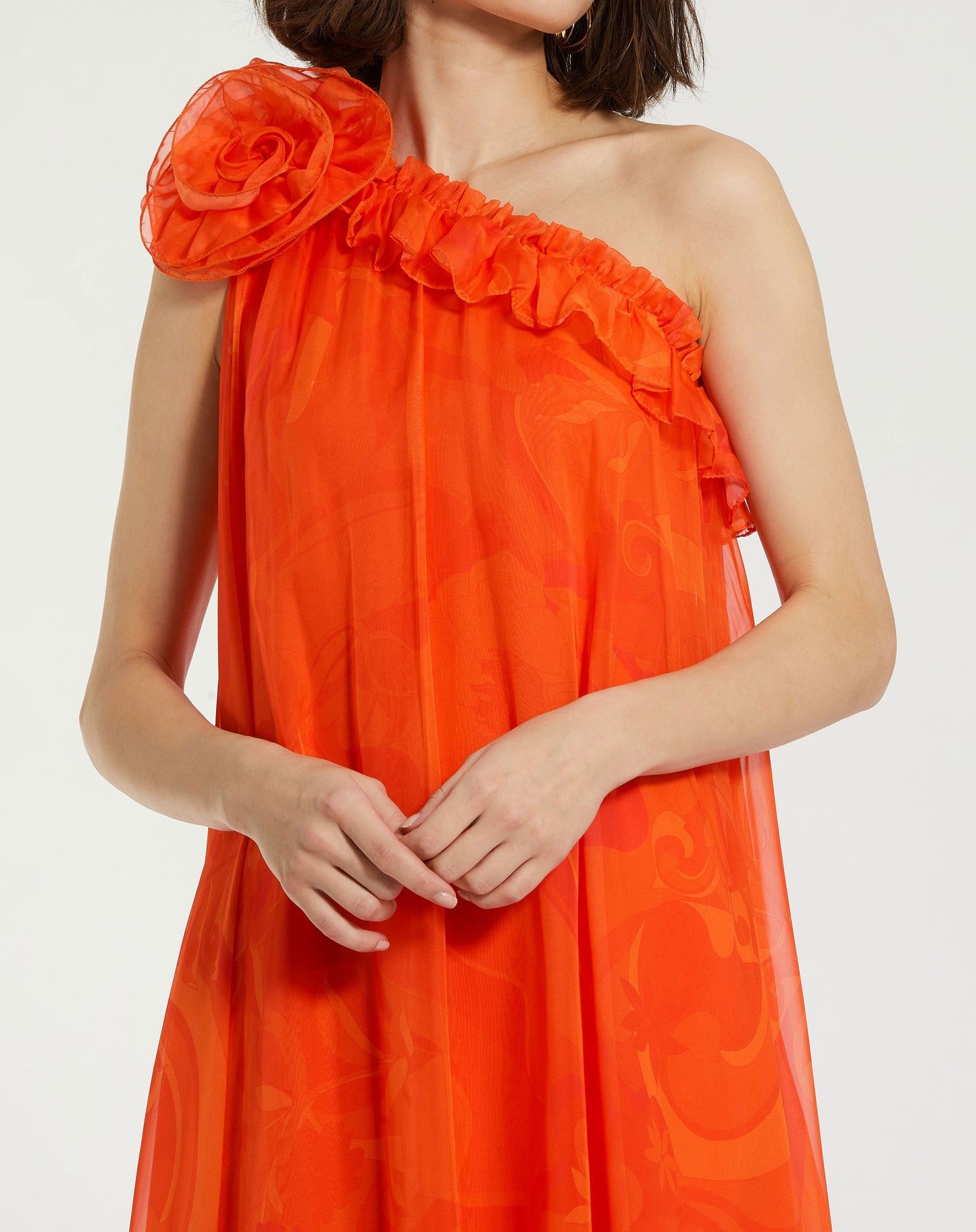 Rose Ruffle Gown