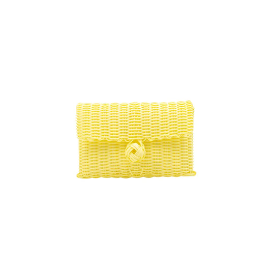 Clutch, Solid in Baby Yellow