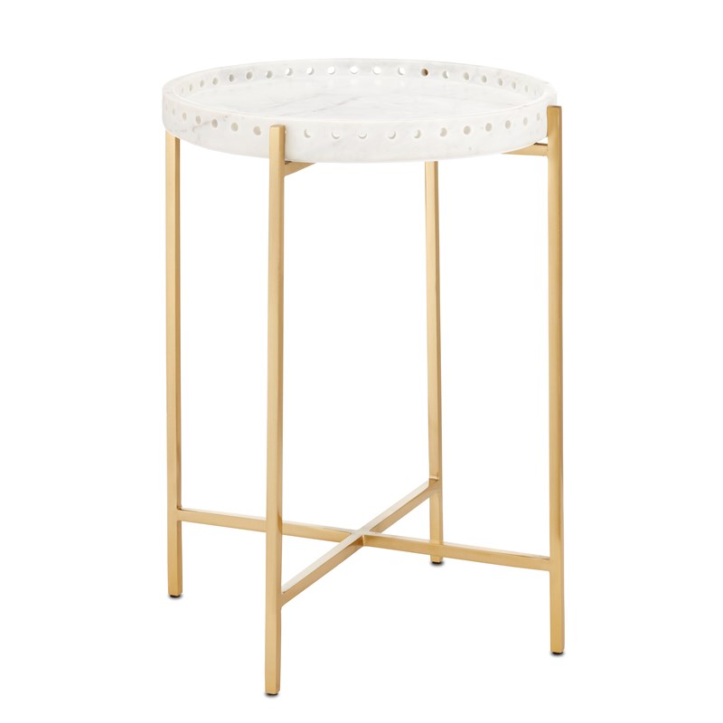 Freya Marble Accent Table