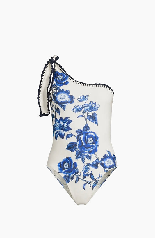 Floral Cascade One-Piece Swimsuit