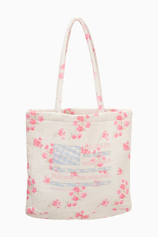 Henderson Cotton Floral Flag Tote