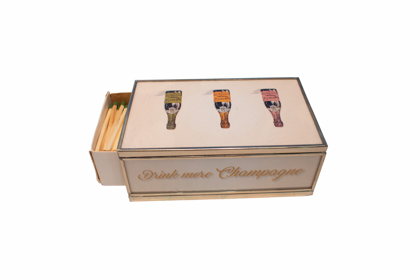 Three Champagne Bottles- Matchbox