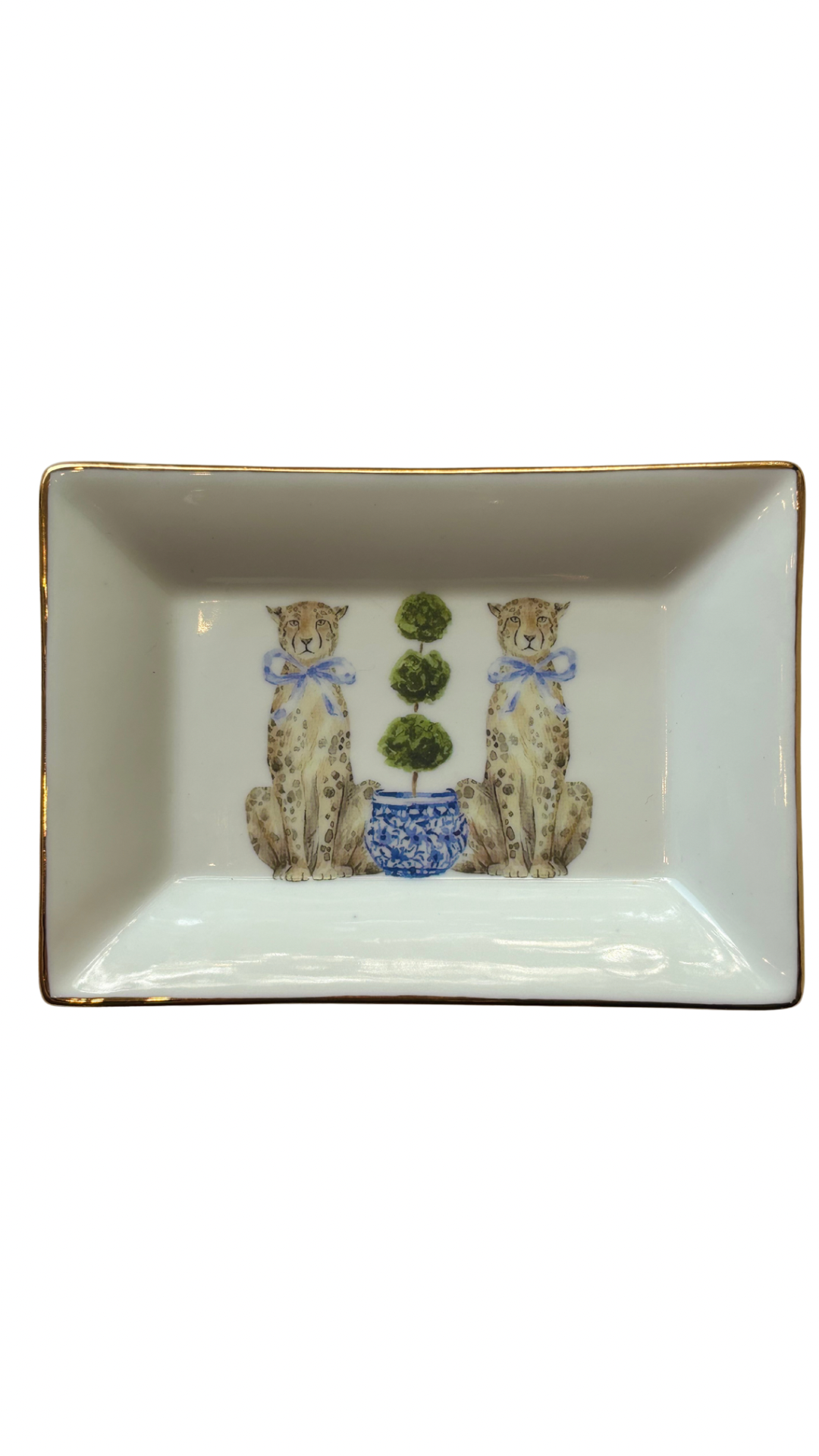 Cheetah Trinket Tray