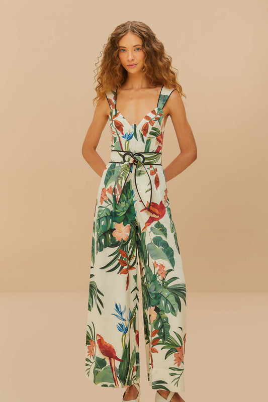 Midnight  Macaw Fiesta Mix Jumpsuit