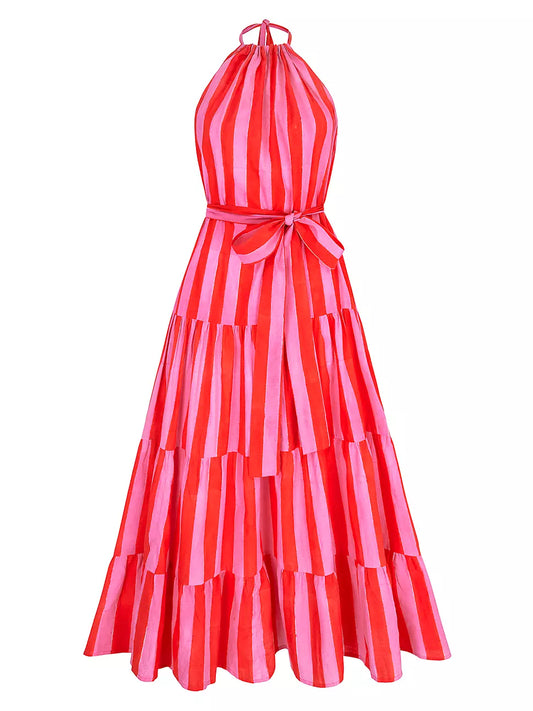 Bubblegum Stripe Julia Dress