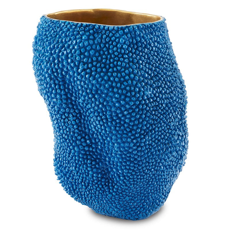 Jackfruit Small Cobalt Blue Vase