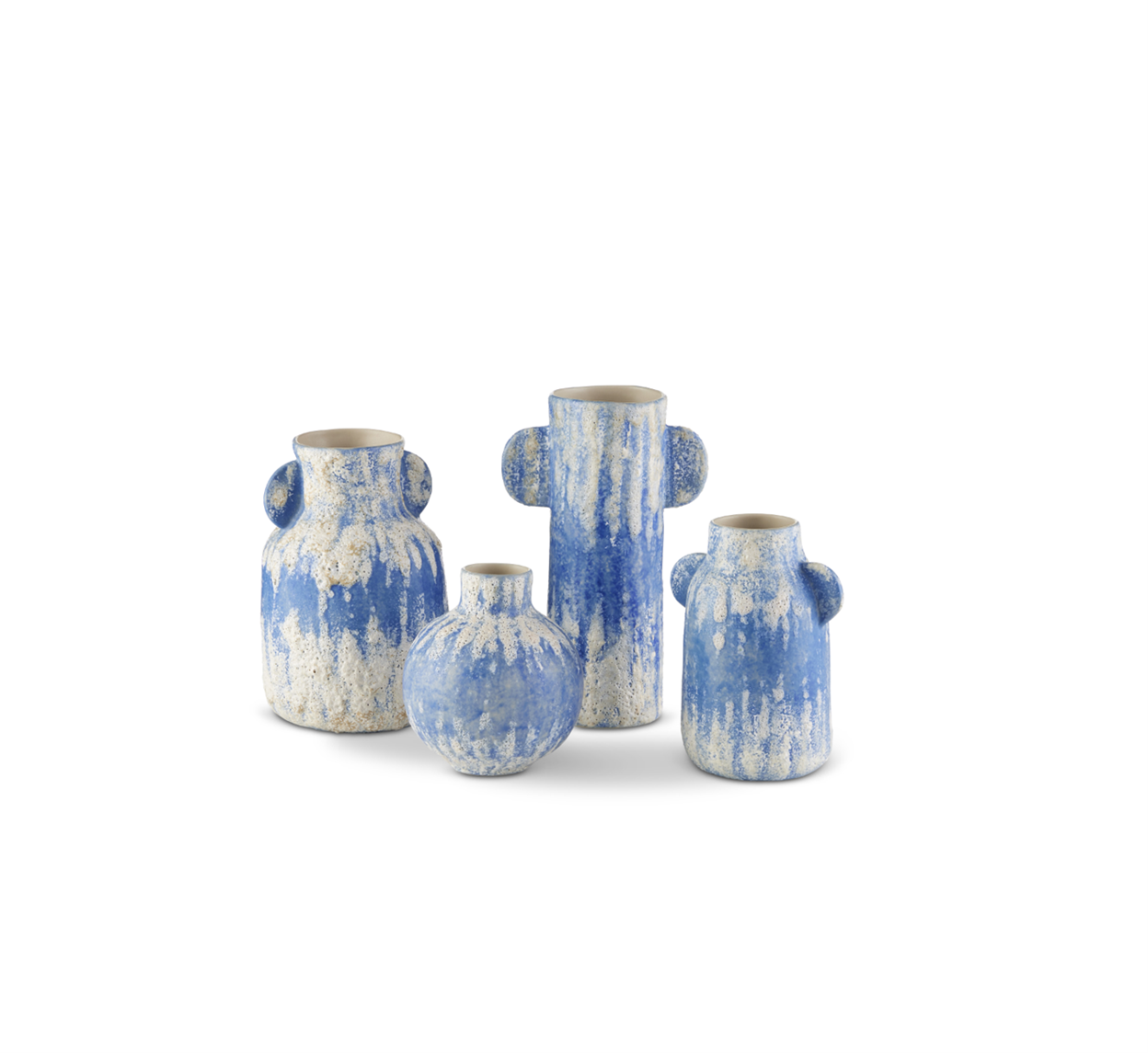 Paros Blue Vase Set of 4