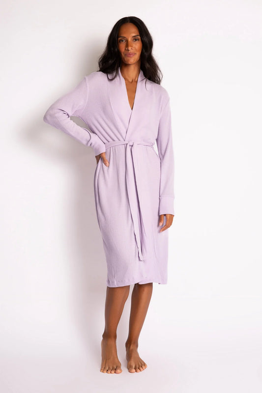 Textured Essentials Robe- Gentle Lavender
