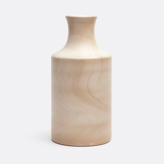 Rivka Large Vases - White Stain Mango Wood