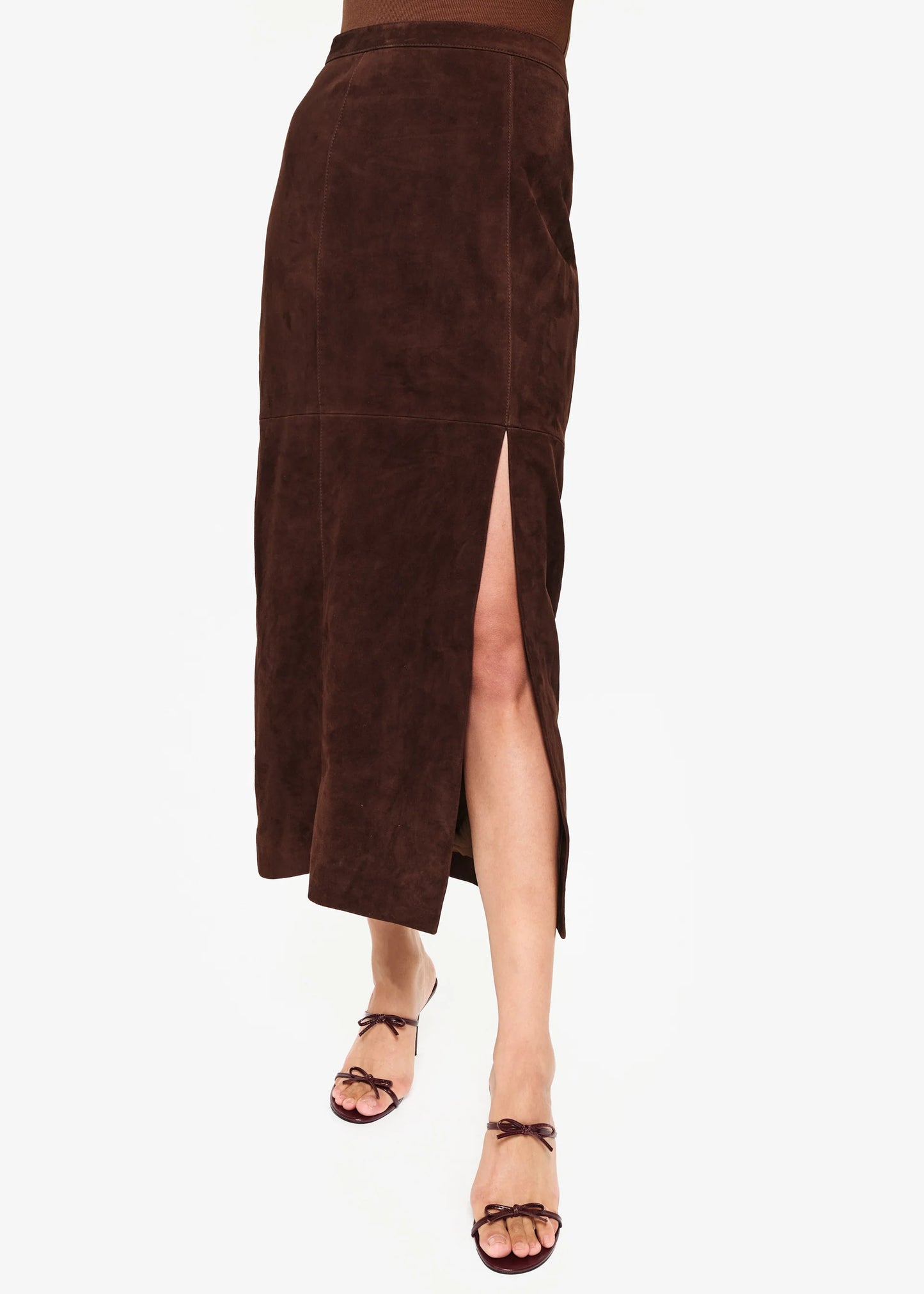 Idris Suede Skirt Malt