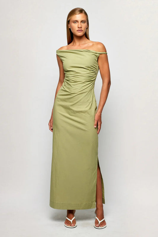 Rolled Shoulder Maxi