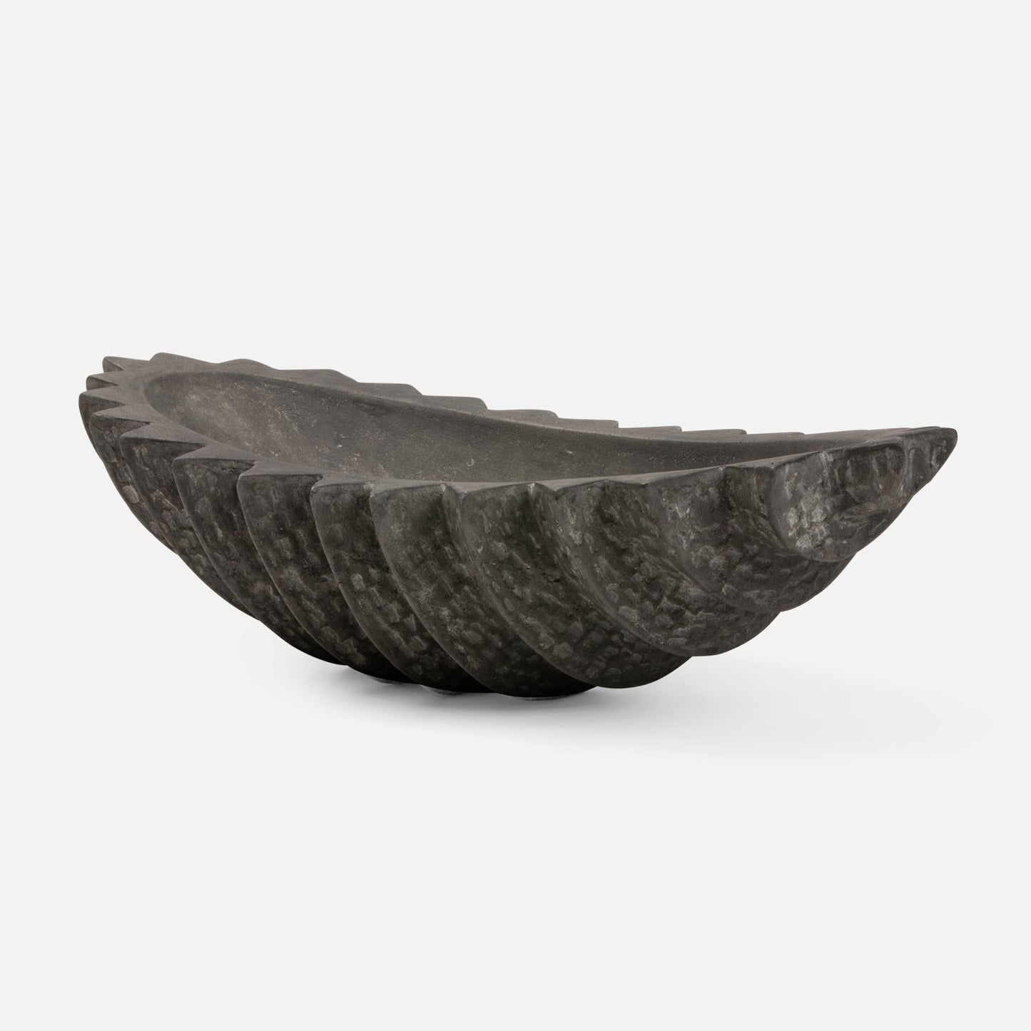 Samara Bowl - Raw Gray Cast Stone