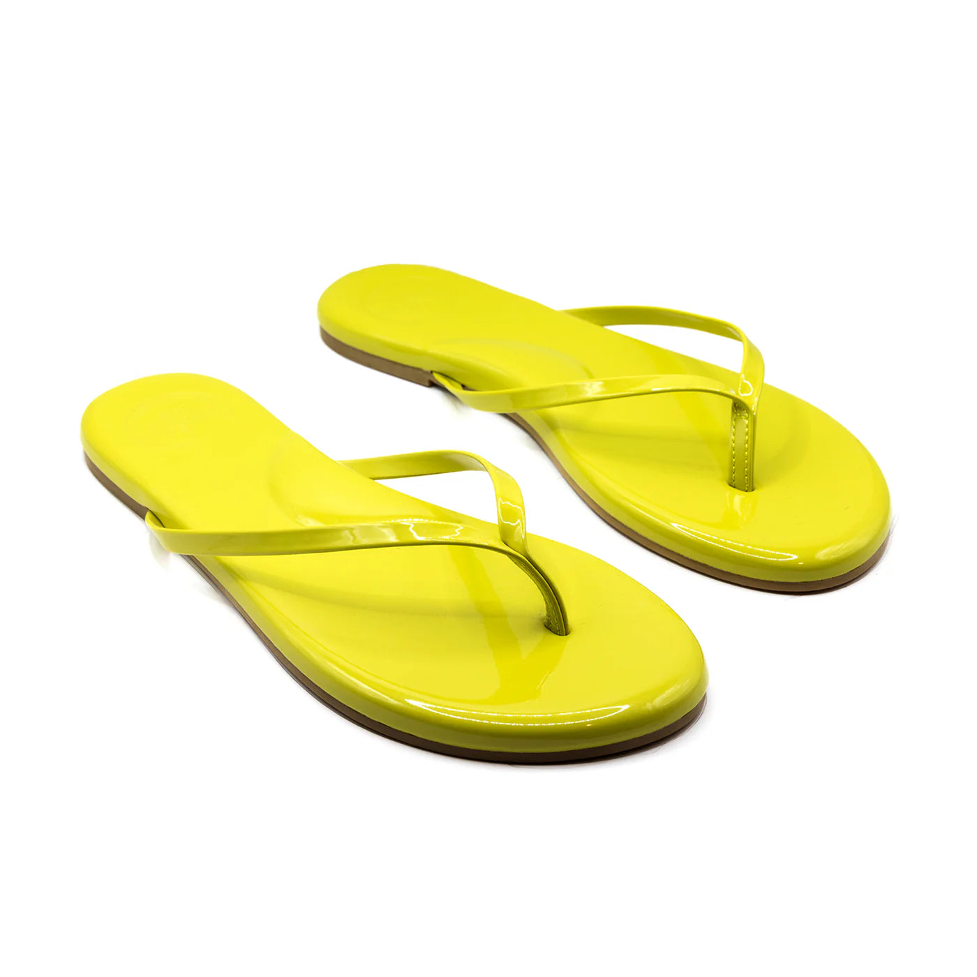 Indie Patent Grapefruit Sandal