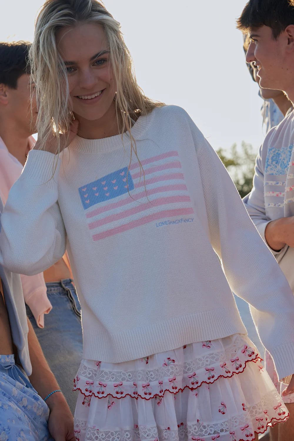 Ty Cotton Flag Pullover