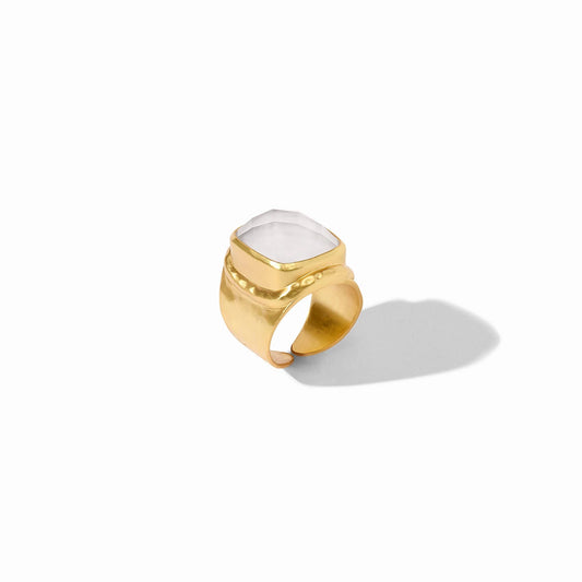 Tudor Statement Ring - Crystal Clear 7
