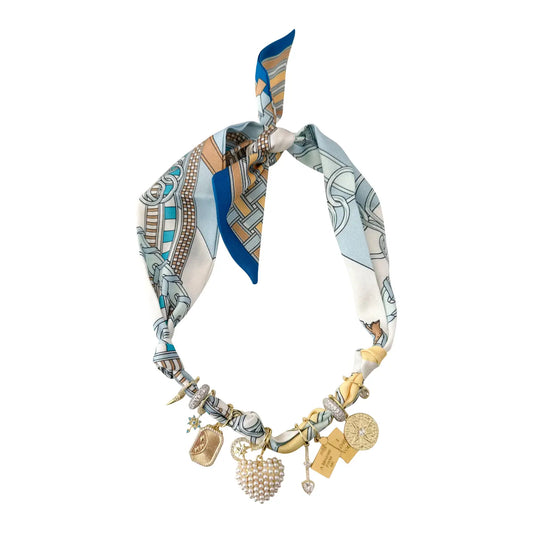 Blair Multi Charm Scarf Necklace