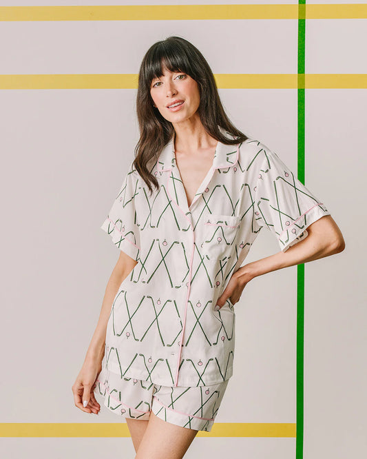 Birdie Pajama Shorts Set
