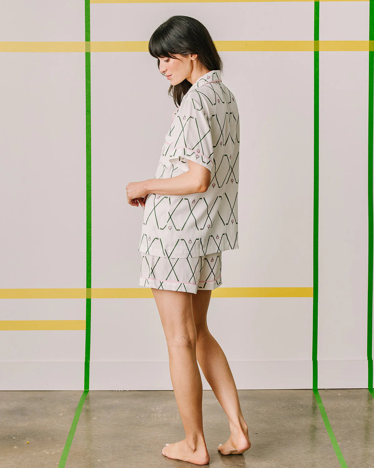 Birdie Pajama Shorts Set