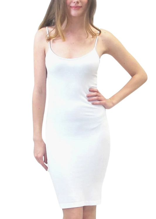 Basic Cami Dress- White