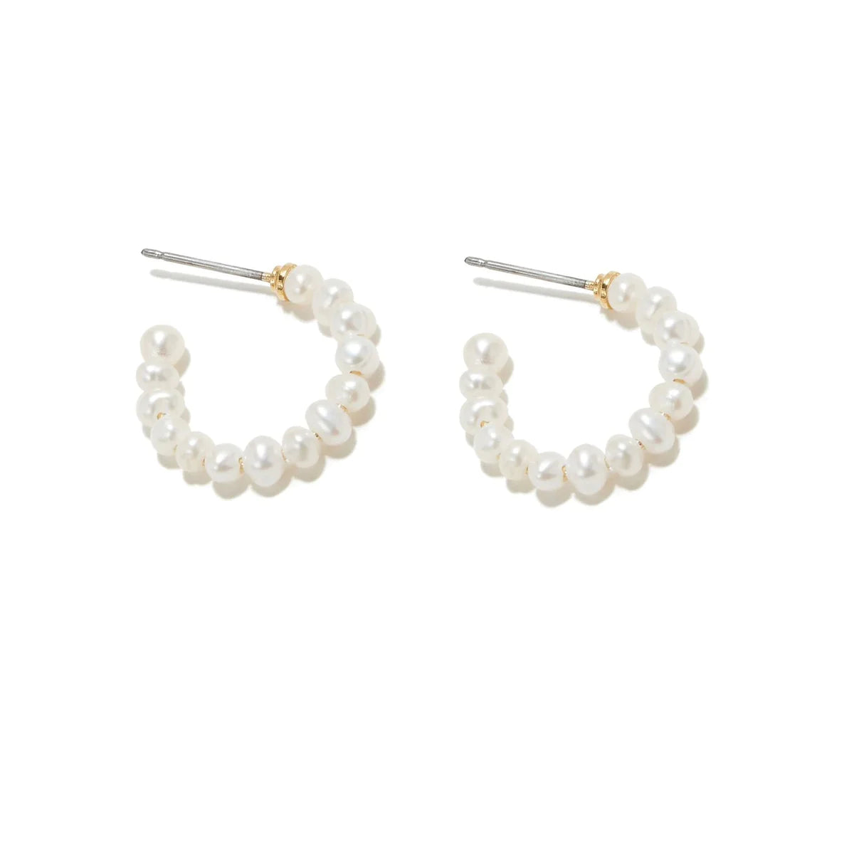 Freshwater Pearl Huggie Hoops