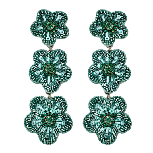 Coralie Earrings in Turquoise